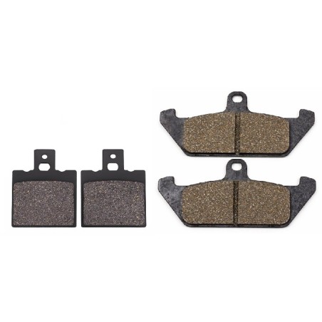 2 Kit plaquettes frein Cagiva Elefant 650  Avant et Arrière 038-101 - EBC FA702 et FA701 - Raven 103-070