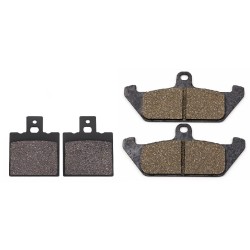 2 Kit plaquettes frein Cagiva Lucky 750 Explorer Avant et Arrière 038-101 - EBC FA702 et FA701 - Raven 103-070