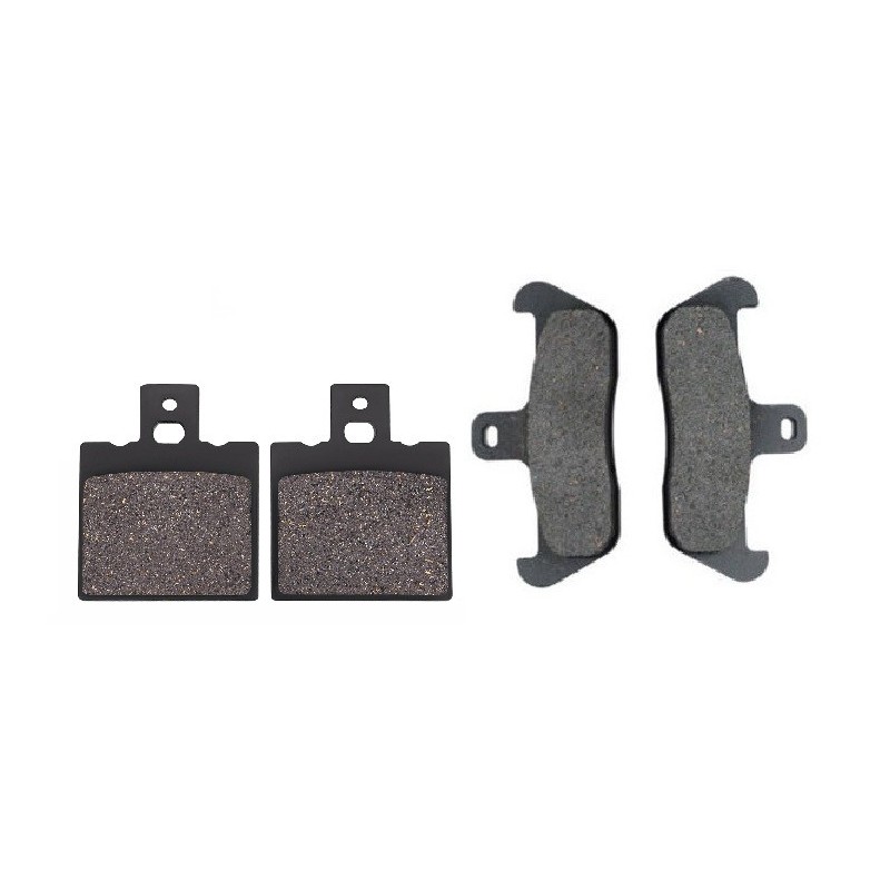 2 Kit plaquettes frein Cagiva W12 350  Avant et Arrière 038-089 - EBC FA702 et FA701 - Raven 103-074