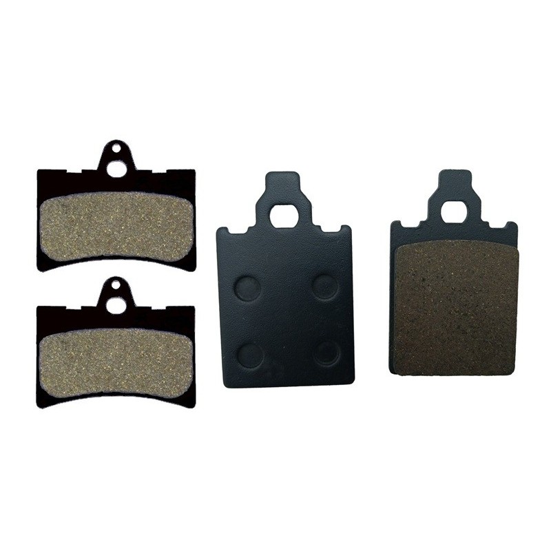 2 Kit plaquettes frein Cagiva SuperCity 50  Avant et Arrière 066-118 - EBC FA702 et FA701 - Raven 103-081
