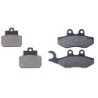 2 Kit plaquettes frein Piaggio X8 250 ie Avant et Arrière 293-263 - EBC FA702 et FA701 - Raven 103-083
