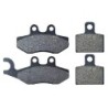 2 Kit plaquettes frein Gas-Gas Pampera 125  Avant et Arrière 122-143 - EBC FA702 et FA701 - Raven 103-086