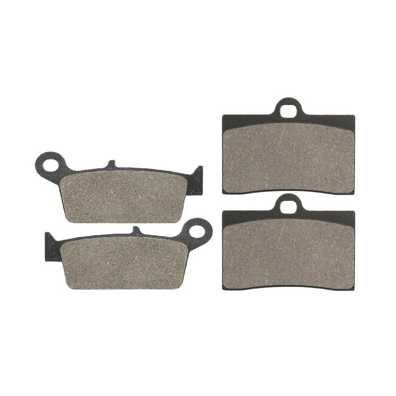 2 Kit plaquettes frein Gas-Gas SM 250  Avant et Arrière 003-064 - EBC FA702 et FA701 - Raven 103-088