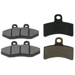 2 Kit plaquettes frein Gas-Gas SM 50  Avant et Arrière 095-143 - EBC FA702 et FA701 - Raven 103-089