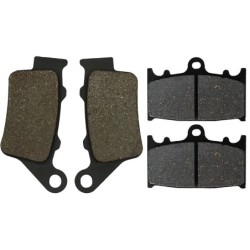 2 Kit plaquettes frein Husaberg FS 400 E,C Avant et Arrière 023-032 - EBC FA702 et FA701 - Raven 103-091