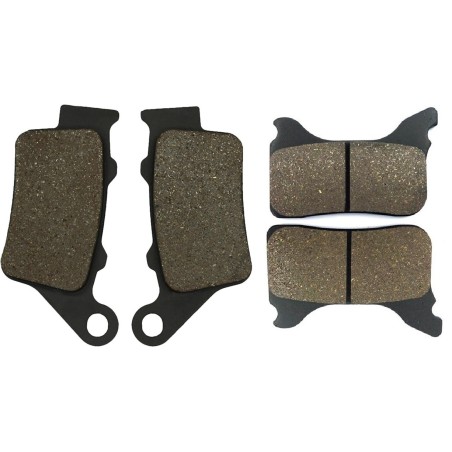 2 Kit plaquettes frein Husaberg FS 650 C E Avant et Arrière 023-231 - EBC FA702 et FA701 - Raven 103-092