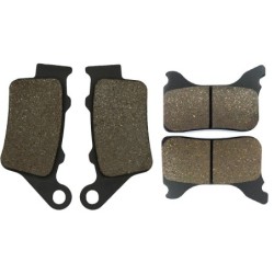 2 Kit plaquettes frein Husaberg GS 450 E Avant et Arrière 023-231 - EBC FA702 et FA701 - Raven 103-092