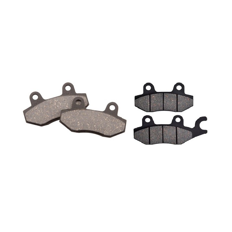 2 Kit plaquettes frein Kymco Jetix 50  Avant et Arrière 011-332 - EBC FA702 et FA701 - Raven 103-095