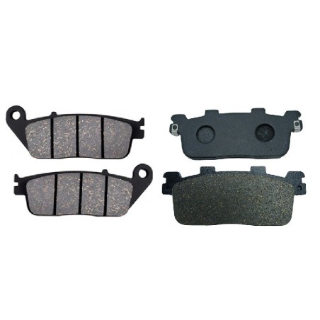 2 Kit plaquettes frein Kymco XCiting 300 i R Avant et Arrière 022-355 - EBC FA702 et FA701 - Raven 103-097
