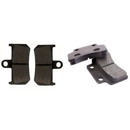 2 Kit plaquettes frein Kymco Heroism 150  Avant et Arrière 131-136 - EBC FA702 et FA701 - Raven 103-100