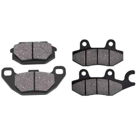 2 Kit plaquettes frein Kymco Super-9 50 LC Avant et Arrière 183-332 - EBC FA702 et FA701 - Raven 103-102