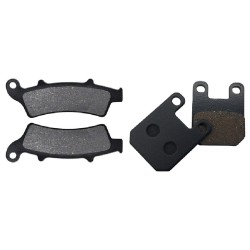 2 Kit plaquettes frein Peugeot Looxor 125  Avant et Arrière 121-193 - EBC FA702 et FA701 - Raven 103-110
