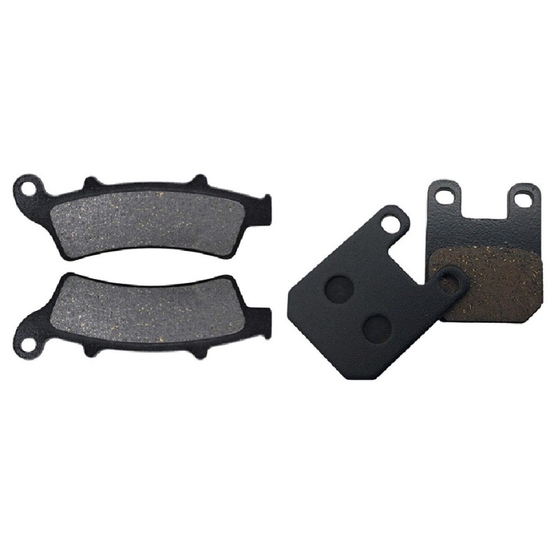 2 Kit plaquettes frein Peugeot Looxor 125  Avant et Arrière 121-193 - EBC FA702 et FA701 - Raven 103-110
