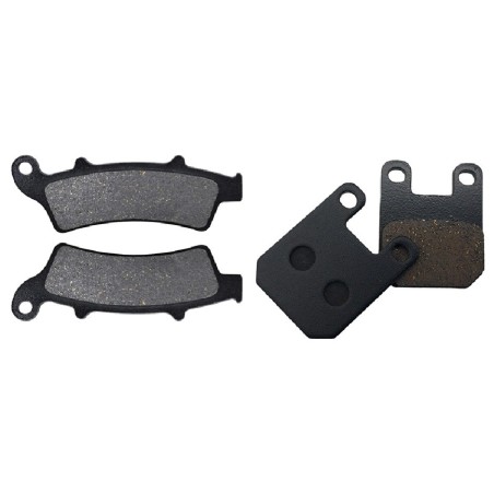 2 Kit plaquettes frein Peugeot Looxor 125  Avant et Arrière 121-193 - EBC FA702 et FA701 - Raven 103-110
