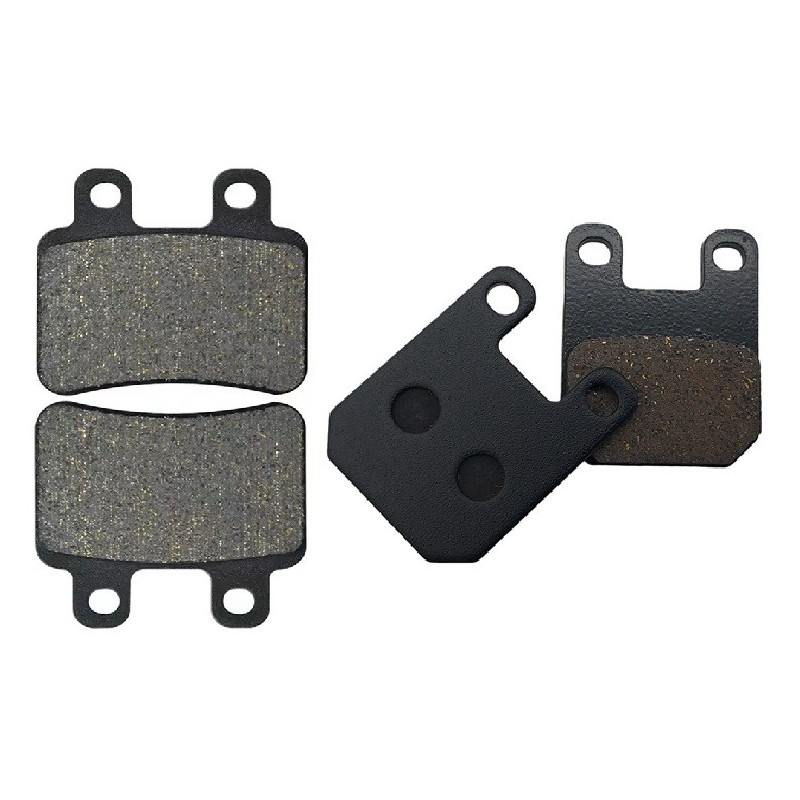 2 Kit plaquettes frein Peugeot Elyseo 150  Avant et Arrière 121-211 - EBC FA702 et FA701 - Raven 103-111