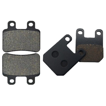 2 Kit plaquettes frein Peugeot Elyseo 150  Avant et Arrière 121-211 - EBC FA702 et FA701 - Raven 103-111