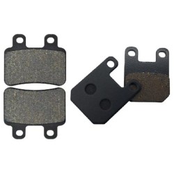 2 Kit plaquettes frein Yamaha DT 50 R  Avant et Arrière 121-211 - EBC FA702 et FA701 - Raven 103-111
