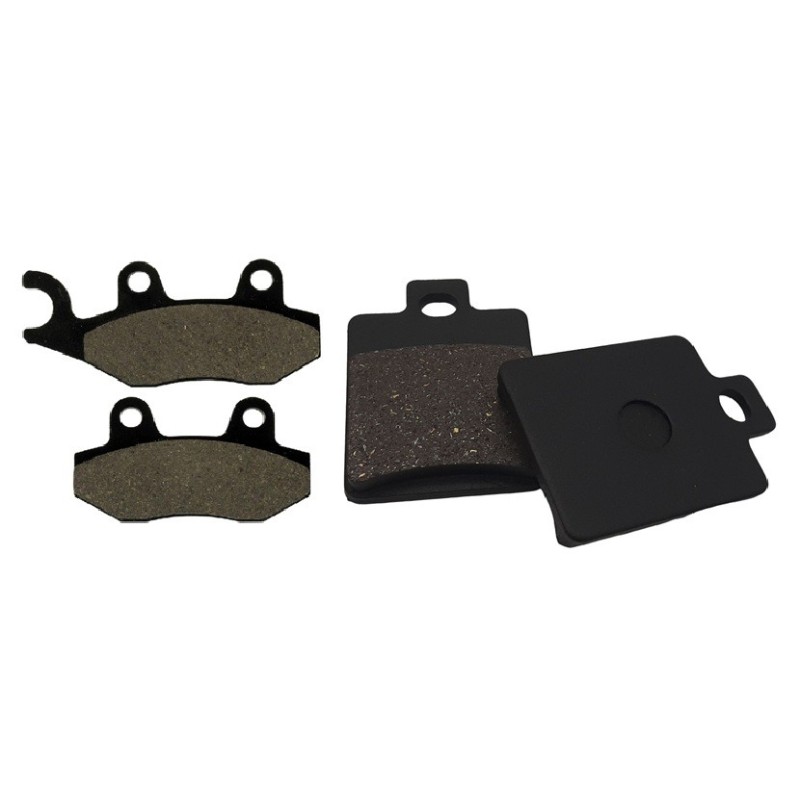 2 Kit plaquettes frein Peugeot Satelis 125 RS  Avant et Arrière 137-334 - EBC FA702 et FA701 - Raven 103-114