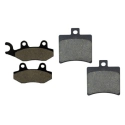 2 Kit plaquettes frein Peugeot Citystar 125 I h2o Avant et Arrière 150-334 - EBC FA702 et FA701 - Raven 103-115