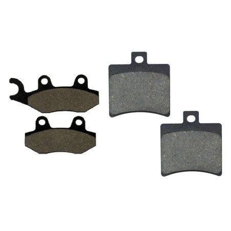 2 Kit plaquettes frein Peugeot Citystar 125  Avant et Arrière 334-150 - EBC FA228 et FA298 - Raven 103-115