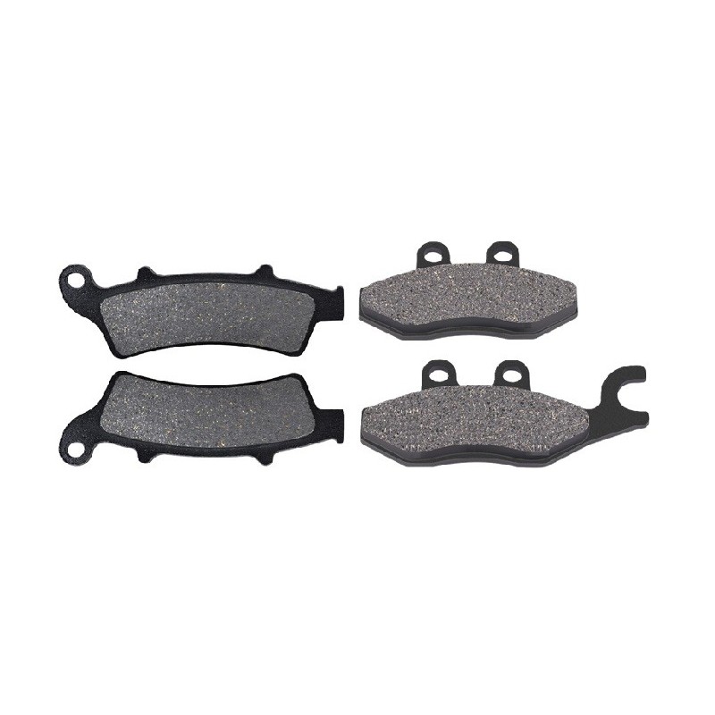 2 Kit plaquettes frein Piaggio Beverly 350 ie Sport Touring Avant et Arrière 193-266 - EBC FA702 et FA701 - Raven 103-118