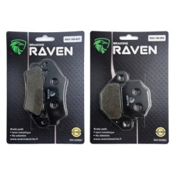 2 Kit plaquettes frein Alfer AR 250  Avant et Arrière 041-005 - EBC FA185 et FA67 - Raven 103-124