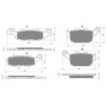 2 Kit plaquettes frein Suzuki XF 650 Freewind  Avant et Arrière 124-020 - EBC FA231 et FA140 - Raven 103-152