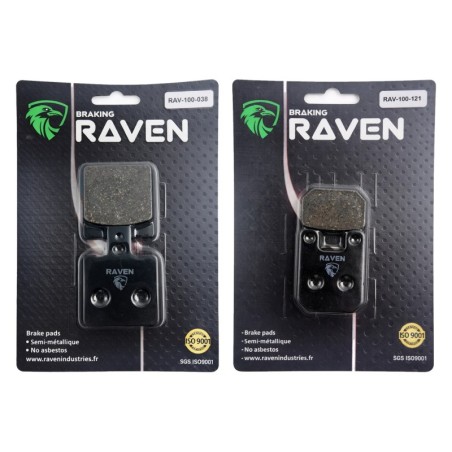 2 Kit plaquettes frein Alfer MC 80  Avant et Arrière 038-121 - EBC FA47 et FA115 - Raven 103-171