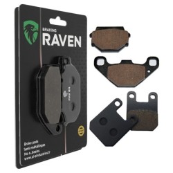 2 Kit plaquettes frein Aprilia RX 50  Avant et Arrière 094-121 - EBC FA173 et FA115 - Raven 103-193