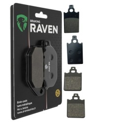 2 Kit plaquettes frein Fantic Oasis 75  Avant et Arrière 115-096 - EBC FA116 et FA60 - Raven 103-197