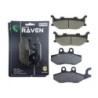 2 Kit plaquettes frein Italjet Jupiter 250  Avant et Arrière 099-215 - EBC FA199 et FA374 - Raven 103-209