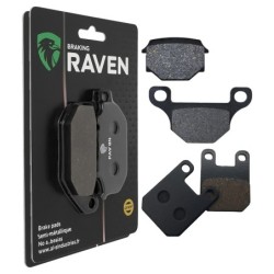 2 Kit plaquettes frein Sherco 0.5 50 SE SM Avant et Arrière 289-121 - EBC FA93 et FA115 - Raven 103-216