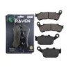 2 Kit plaquettes frein Honda CBR 250 R  Avant et Arrière 257-306 - EBC FA388 HH et FA496 - Raven 103-238