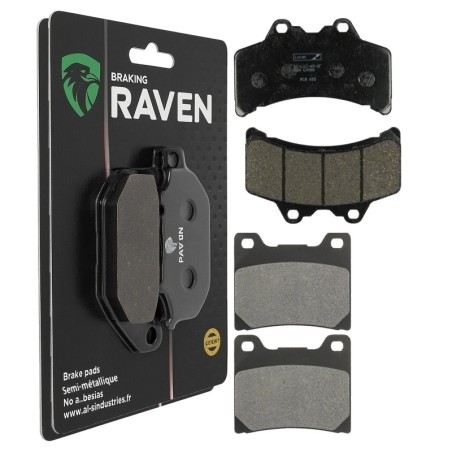 2 Kit plaquettes frein Yamaha GTS 1000  Avant et Arrière Nc -  - Raven 103-255