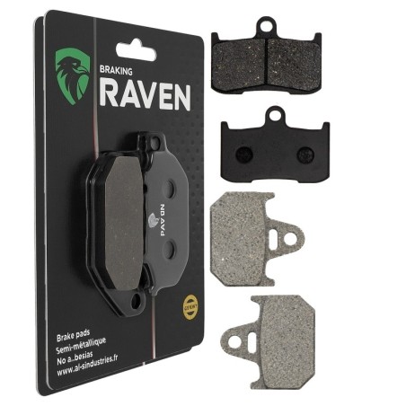 2 Kit plaquettes frein Yamaha TZ 250  Avant et Arrière Nc -  - Raven 103-263