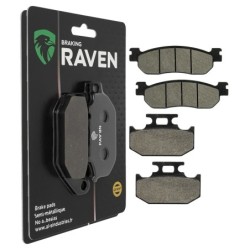 2 Kit plaquettes frein Yamaha XT 225 WE  Avant et Arrière Nc -  - Raven 103-264