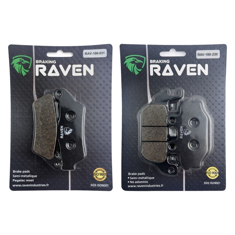 2 Kit plaquettes frein Yamaha YZF-R 125  Avant et Arrière Nc -  - Raven 103-275