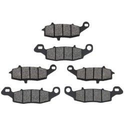 3 Kit plaquettes frein Kawasaki ZR-7 750  Av G, Av D et Ar 104-124X2 -  - Raven 104-001