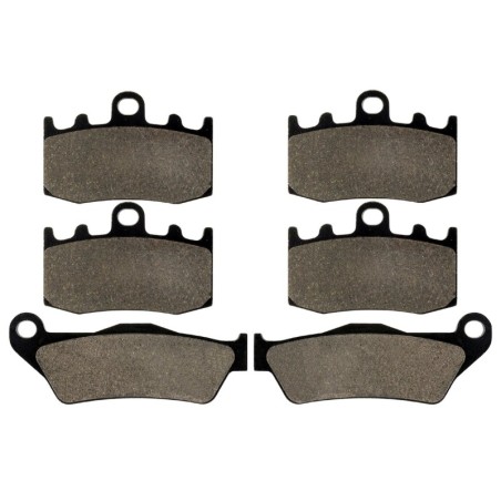 2 Kit plaquettes frein Bmw HP2 1200 Megamoto  Av G, Av D et Ar 292-196X2 -  - Raven 104-002