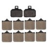 2 Kit plaquettes frein Benelli Tornado 900 TRE Av G, Av D et Ar 152-177X2 -  - Raven 104-004