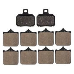 2 Kit plaquettes frein Moto-guzzi Fionda 1100  Av G, Av D et Ar 152-177X2 -  - Raven 104-004