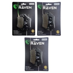 3 Kit plaquettes frein Yamaha XTZ 660 Tenere ABS  Av G, Av D et Ar 023-031X2 -  - Raven 104-011