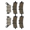 3 Kit plaquettes frein Bmw HP4 1000  Av G, Av D et Ar 023-258X2 -  - Raven 104-014