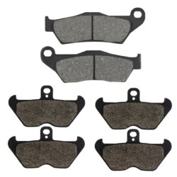 3 Kit plaquettes frein Bmw R 1100 GS  Av G, Av D et Ar 292-117X2 -  - Raven 104-023