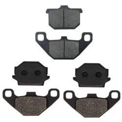 2 Kit plaquettes frein Kawasaki GPZ 400  Av G, Av D et Ar 037-005X2 -  - Raven 104-033