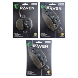 2 Kit plaquettes frein Kawasaki GPZ 500S Serie D  Av G, Av D et Ar 005-013X2 -  - Raven 104-035