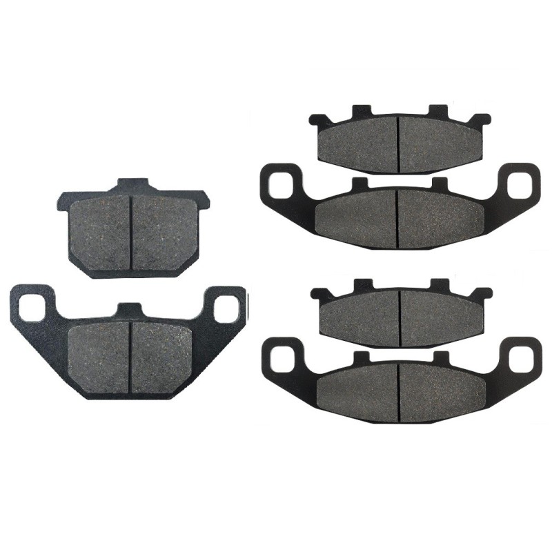 3 Kit plaquettes frein Kawasaki Concours ZG 1000  Av G, Av D et Ar 037-013X2 -  - Raven 104-036