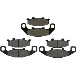2 Kit plaquettes frein Kawasaki Zephyr 550  Av G, Av D et Ar 044-013X2 -  - Raven 104-037
