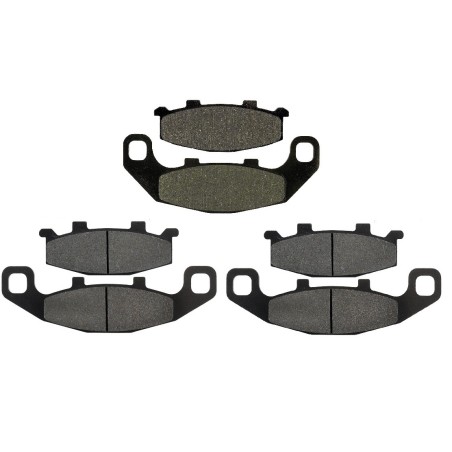 2 Kit plaquettes frein Kawasaki Zephyr 550  Av G, Av D et Ar 044-013X2 -  - Raven 104-037
