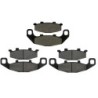 2 Kit plaquettes frein Kawasaki Zephyr 550  Av G, Av D et Ar 044-013X2 -  - Raven 104-037